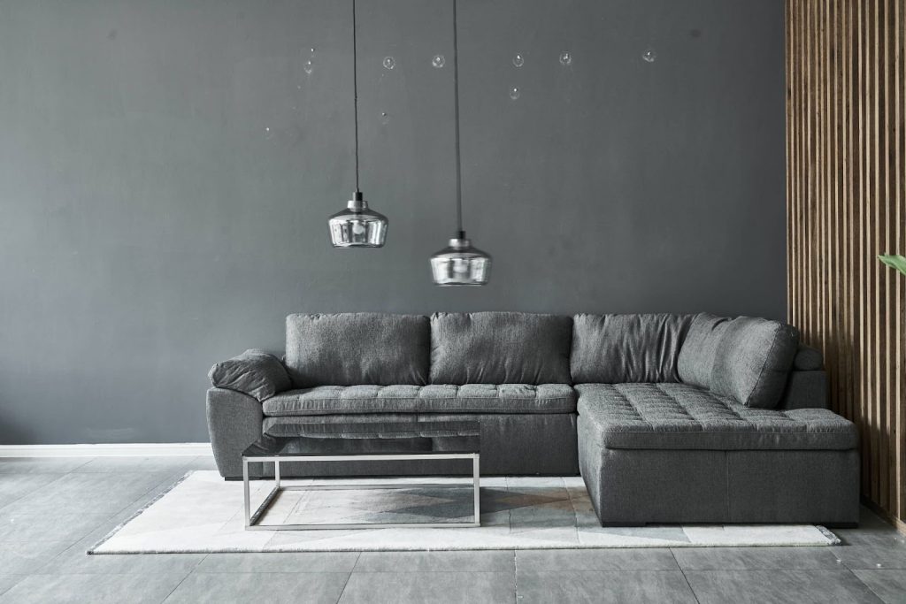 sofa góc tối giản