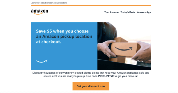 Email quảng cáo của Amazon